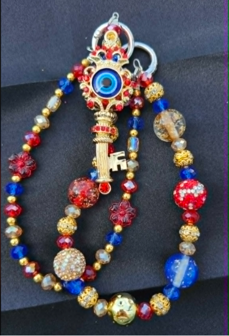 Handbag &amp; Purse Chain - Evil Eye Key
