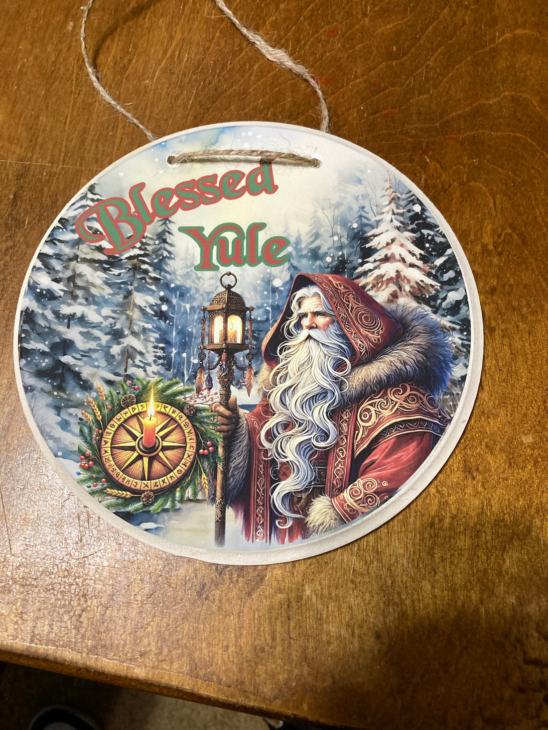 Handcrafted Yule Sign