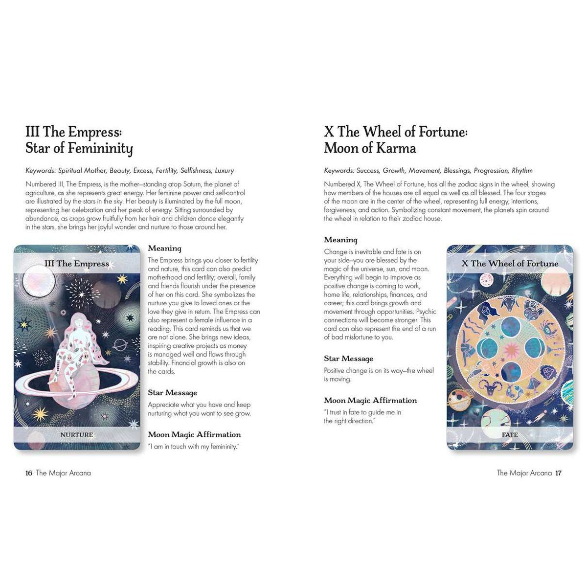 Moon &amp; Stars Tarot by Jayne Wallace – Celestial Tarot Deck