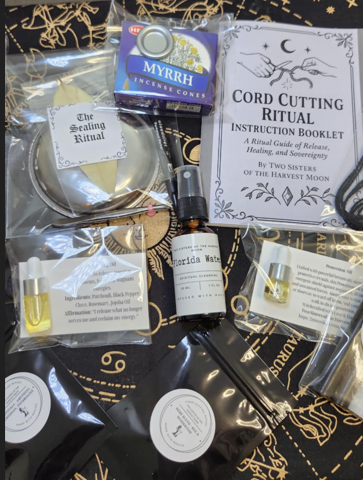 Cord Cutting Ritual Kit for Letting Go | Witchcraft Spell Kit for Energetic Release, Closure, Protection &amp; Spiritual Cleansing