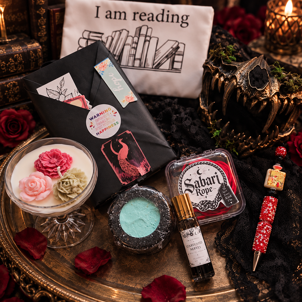 Goth Mystery Box – Intuitively Curated Witchcraft Bundle | Ritual Tools, Crystals, Dark Self Care