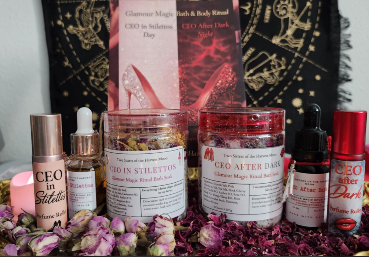 CEO in Stilettos Boardroom to Bedroom Glamour Magic Bath &amp; Body Ritual Bundle for power, magnetism and presence