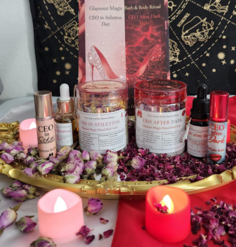 CEO in Stilettos Boardroom to Bedroom Glamour Magic Bath &amp; Body Ritual Bundle for power, magnetism and presence
