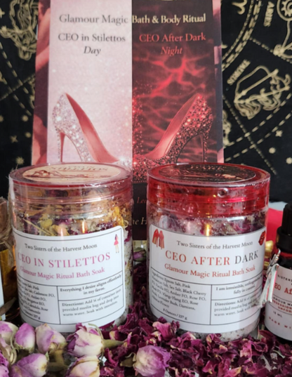CEO in Stilettos Boardroom to Bedroom Glamour Magic Bath &amp; Body Ritual Bundle for power, magnetism and presence