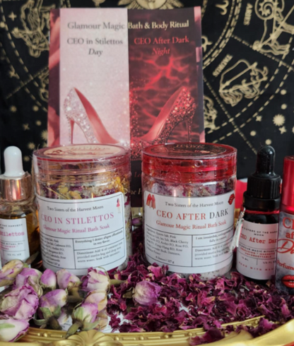 CEO in Stilettos Boardroom to Bedroom Glamour Magic Bath &amp; Body Ritual Bundle for power, magnetism and presence