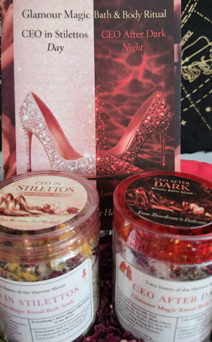 CEO in Stilettos Boardroom to Bedroom Glamour Magic Bath &amp; Body Ritual Bundle for power, magnetism and presence
