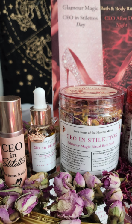 CEO in Stilettos Boardroom to Bedroom Glamour Magic Bath &amp; Body Ritual Bundle for power, magnetism and presence