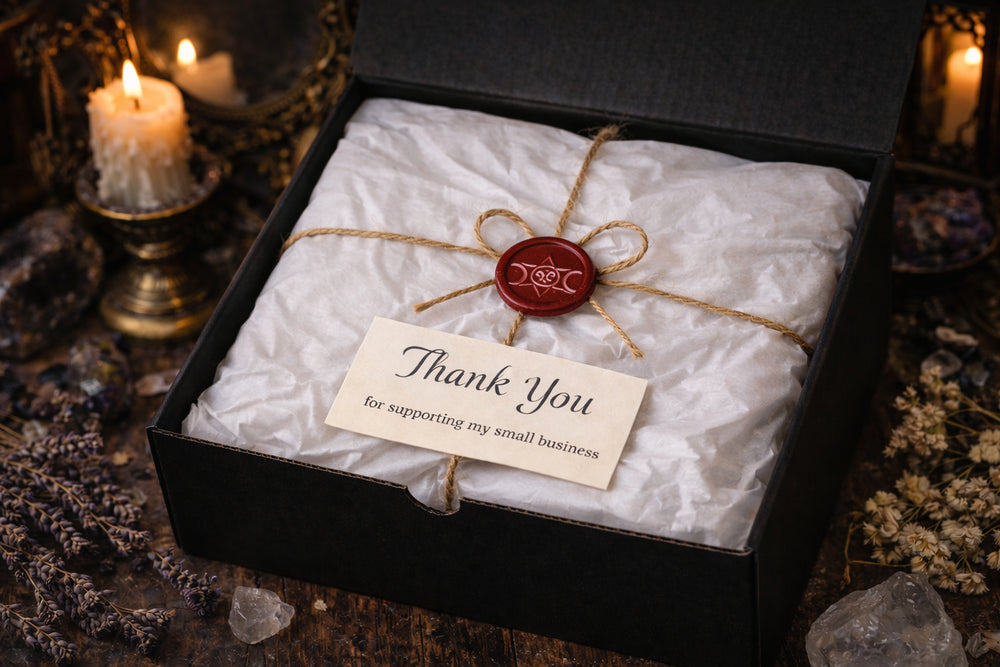 Deluxe Intuitive Witch Box – Personalized Ritual Set | Custom Witchcraft Kit, Crystals, Altar Tools