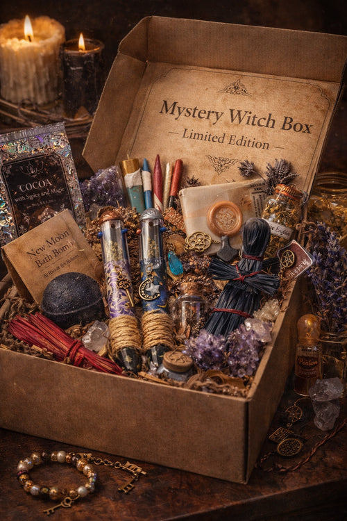 Medium Intuitive Witch Box – Personalized Ritual Set | Custom Witchcraft Kit, Crystals &amp; Altar Tools