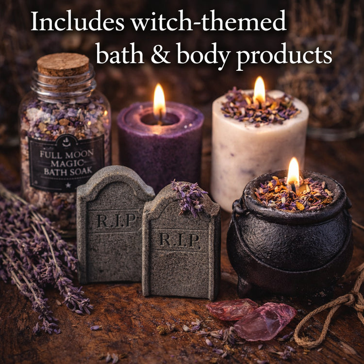 Deluxe Intuitive Witch Box – Personalized Ritual Set | Custom Witchcraft Kit, Crystals, Altar Tools