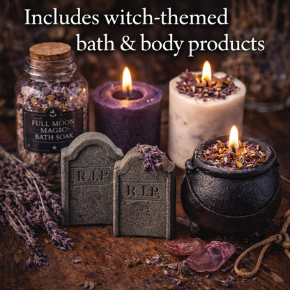 Deluxe Intuitive Witch Box – Personalized Ritual Set | Custom Witchcraft Kit, Crystals, Altar Tools