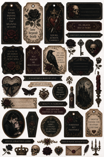 The Paper Witch Collection - Sticker Sheet