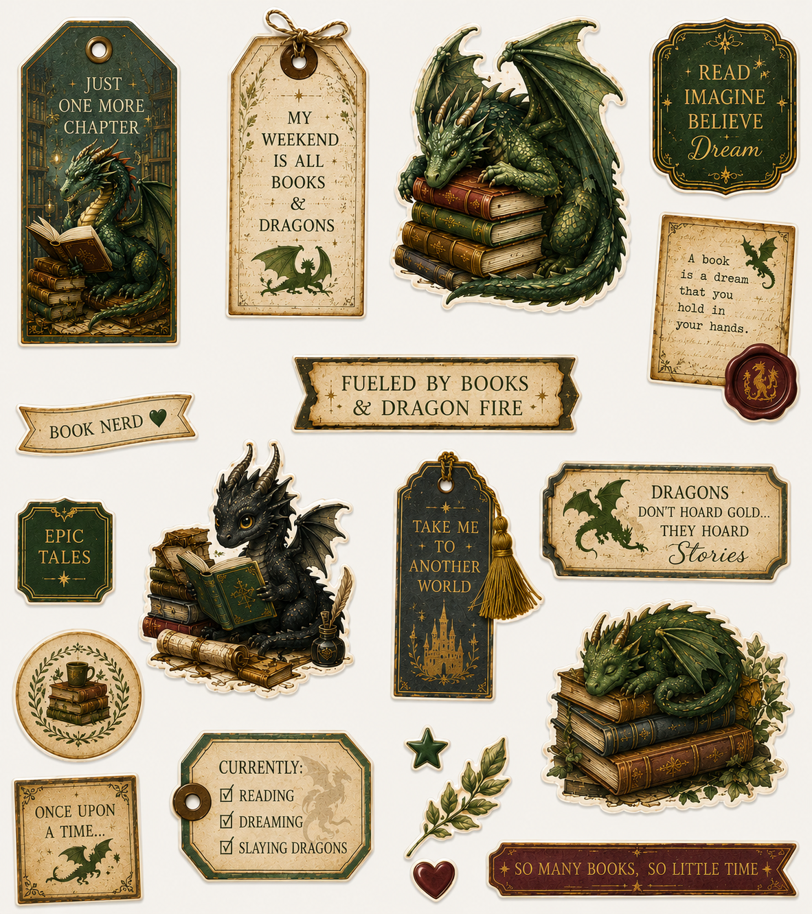 The Paper Witch Collection - Sticker Sheet