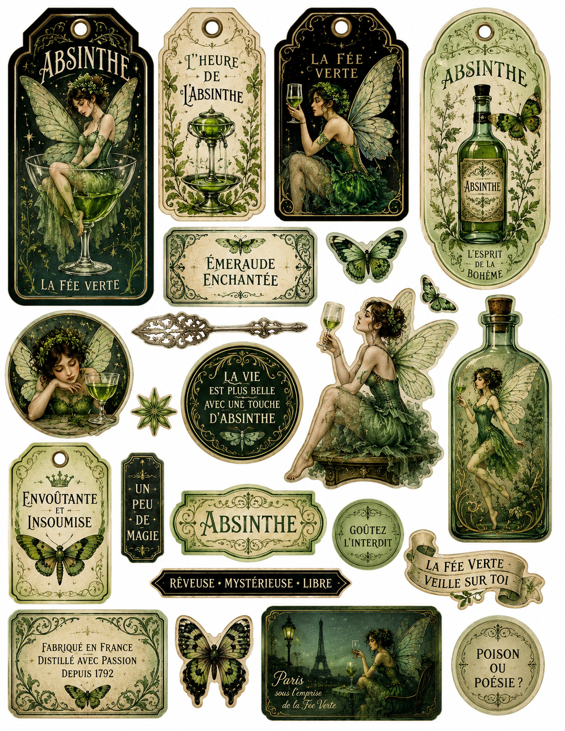 The Paper Witch Collection - Sticker Sheet