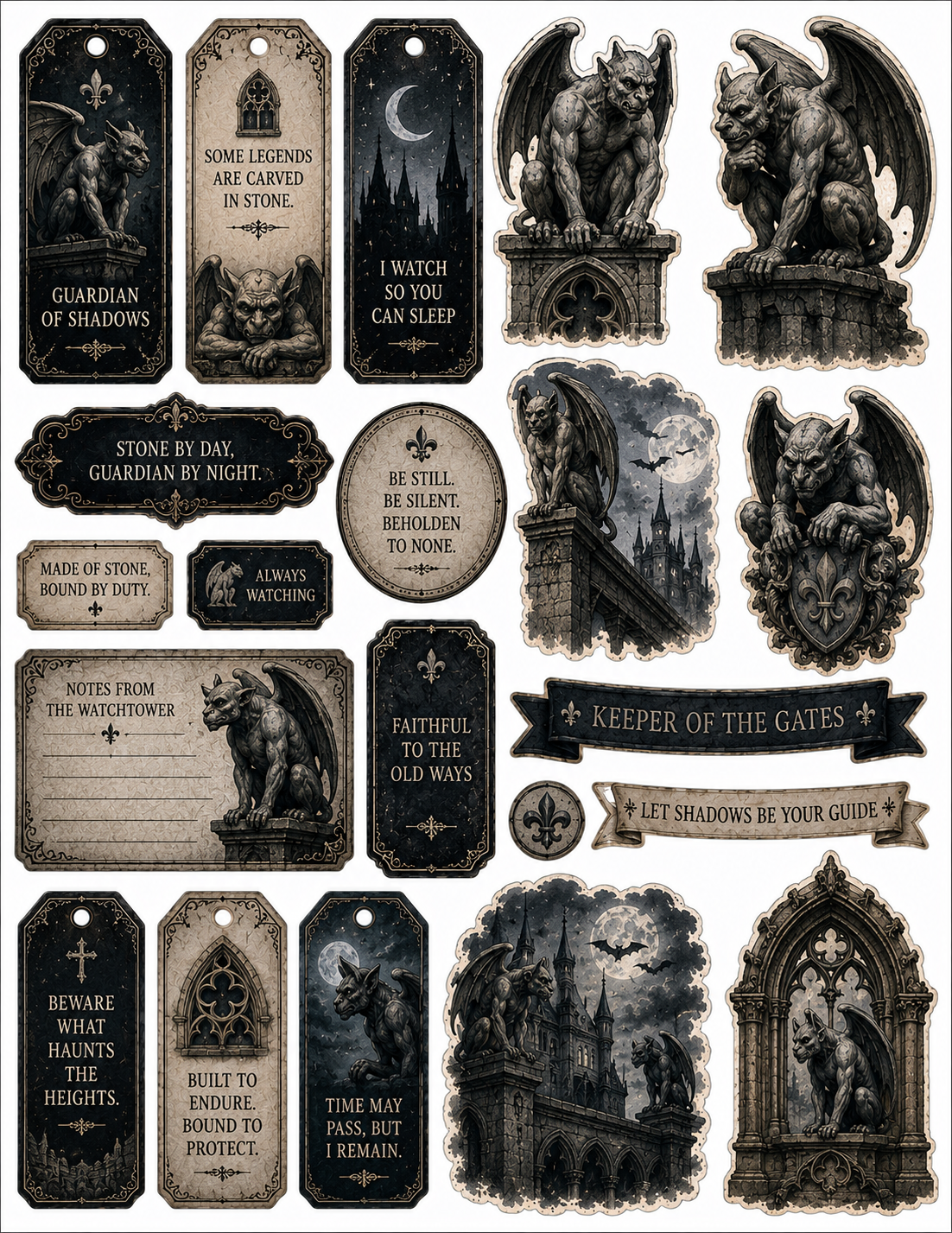 The Paper Witch Collection - Sticker Sheet