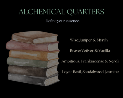 Alchemical Quarters Collection| Organic Beeswax Candles