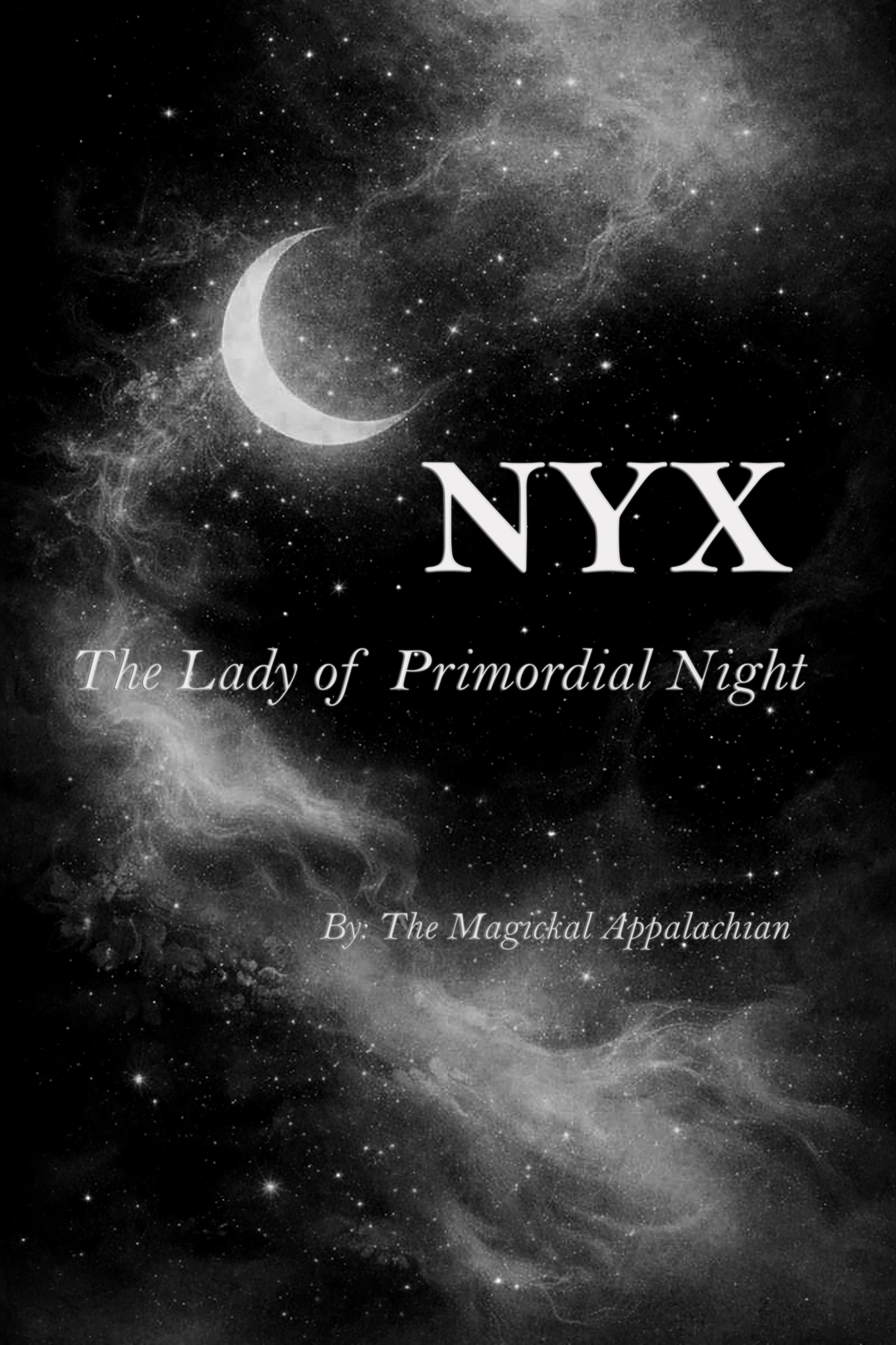 Nyx: The Lady of Primordial Night (Signed Author Copy) | Witchcraft &amp; Shadow Work Book | Pagan Spirituality
