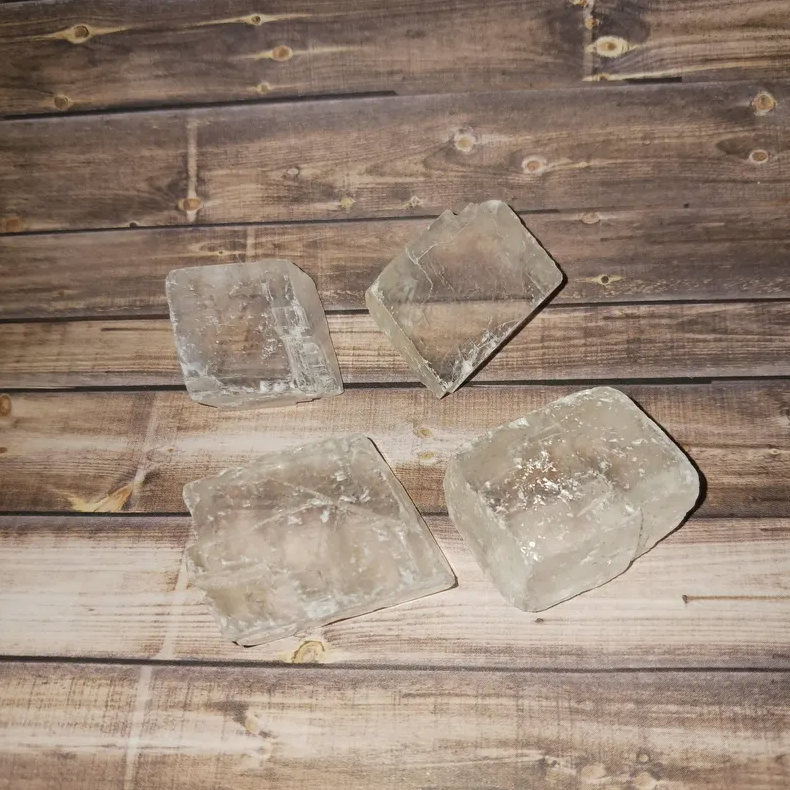 Raw Optical Calcite Crystal, Viking Sunstone, B Grade