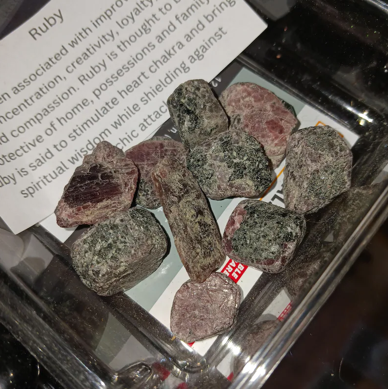 Raw Record Keeper Ruby Crystals - Intuitively Chosen Stones