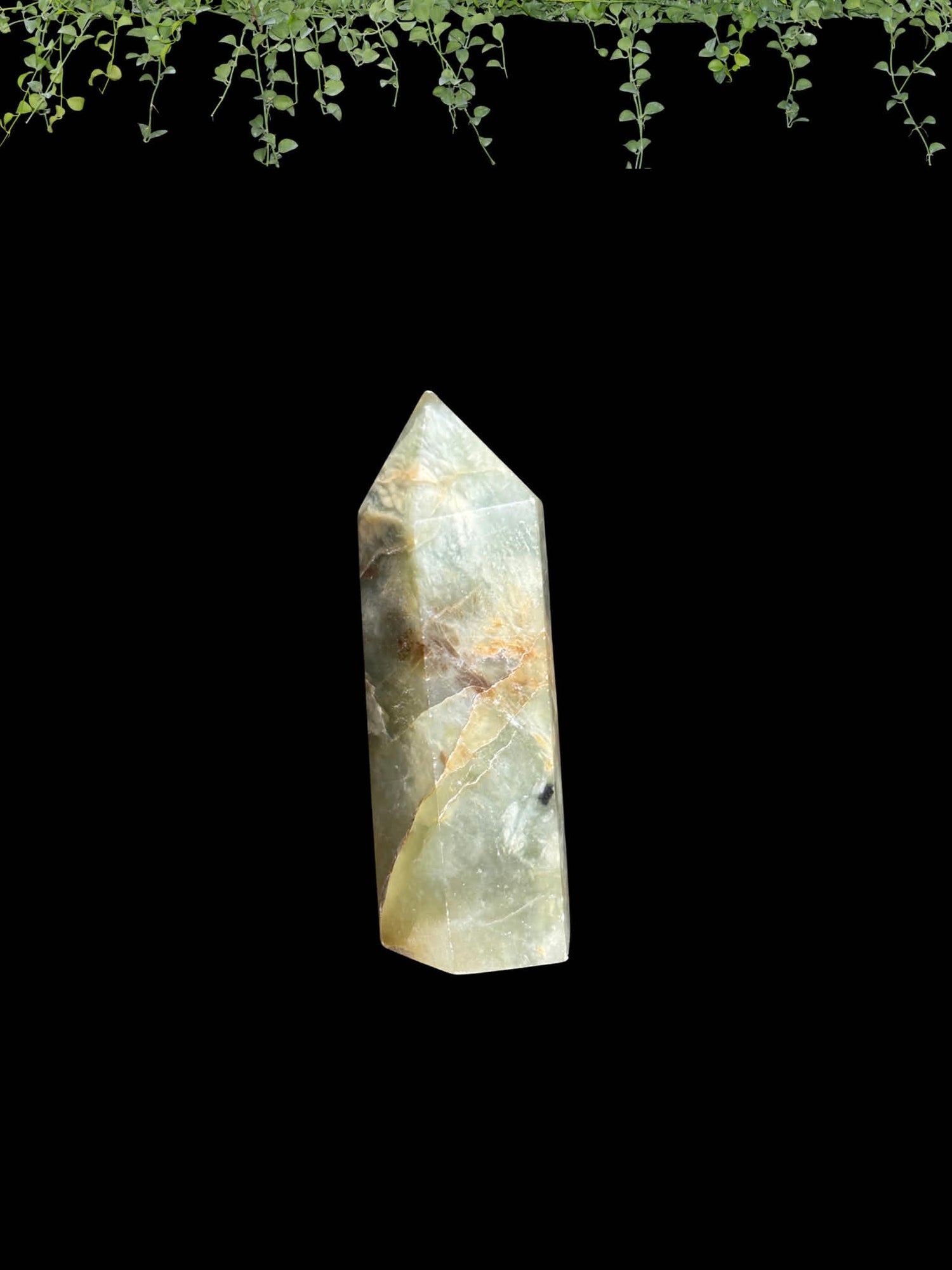 Green Calcite Tower
