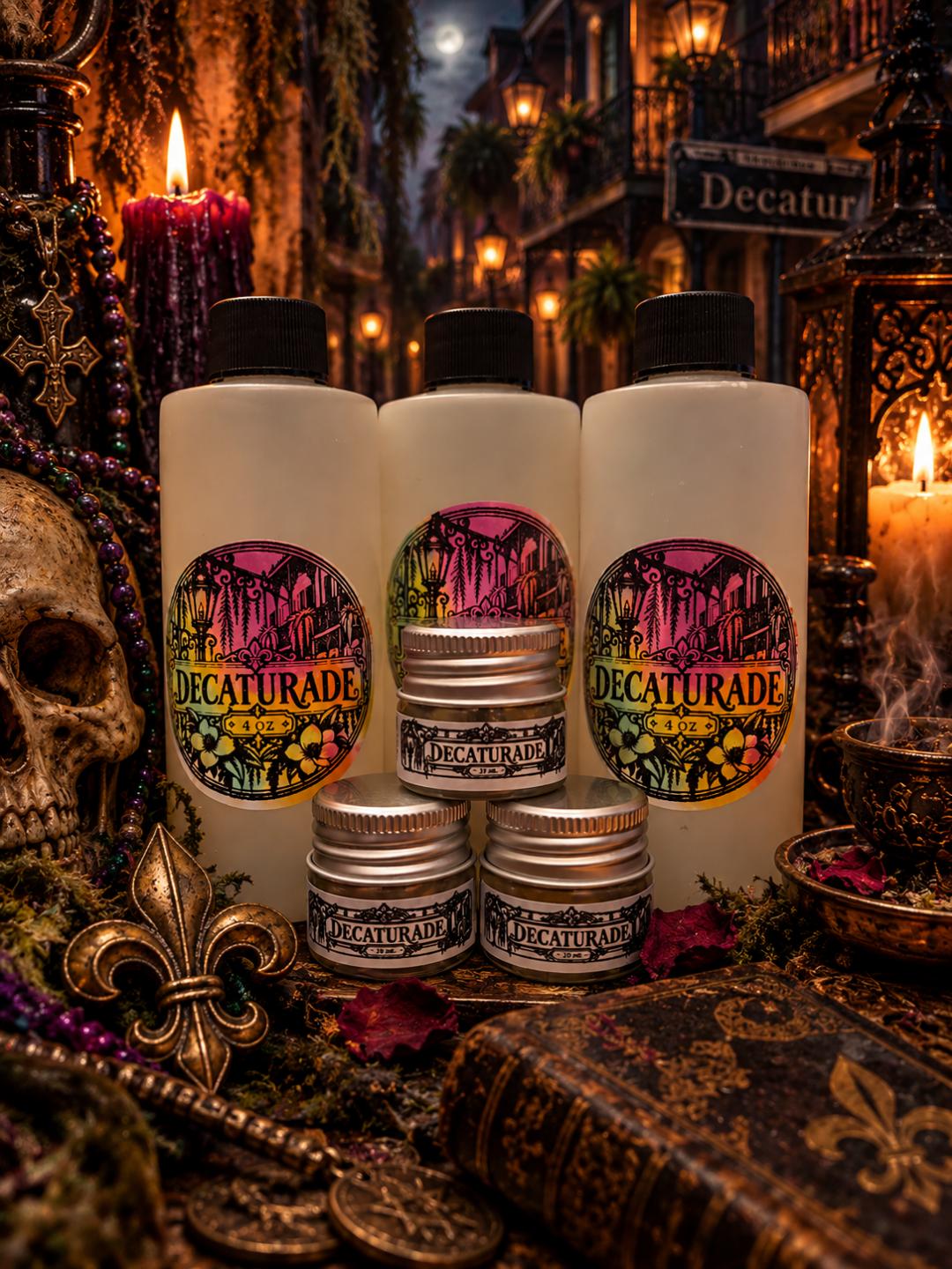 Decaturade – French Quarter Baneful Water | New Orleans Ritual Curio | Hexing, Cursing &amp; Foul Work | 10ml or 4oz