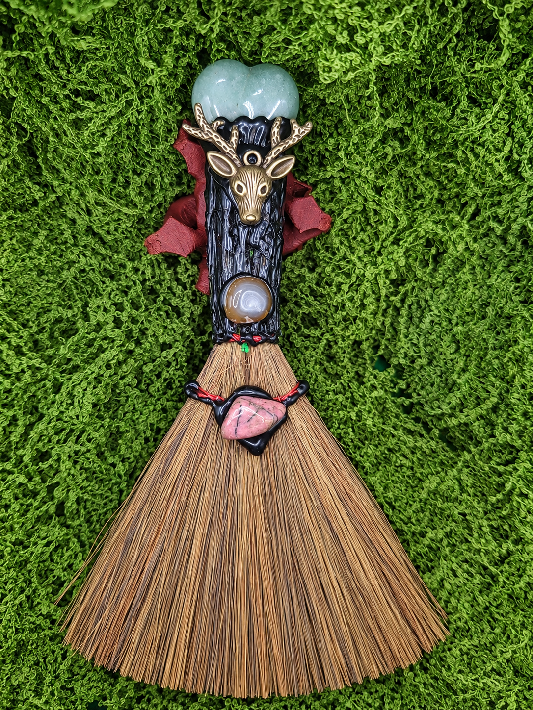 Green Aventurine Besom