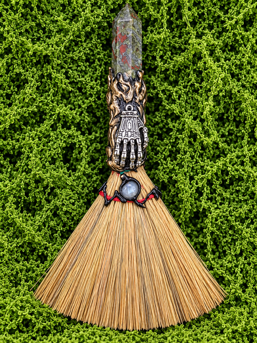 Dragon Blood Jasper Besom