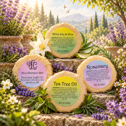 Handcrafted Aloe Shampoo Bars