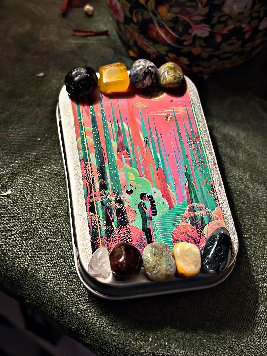 The Lovers mini travel altar