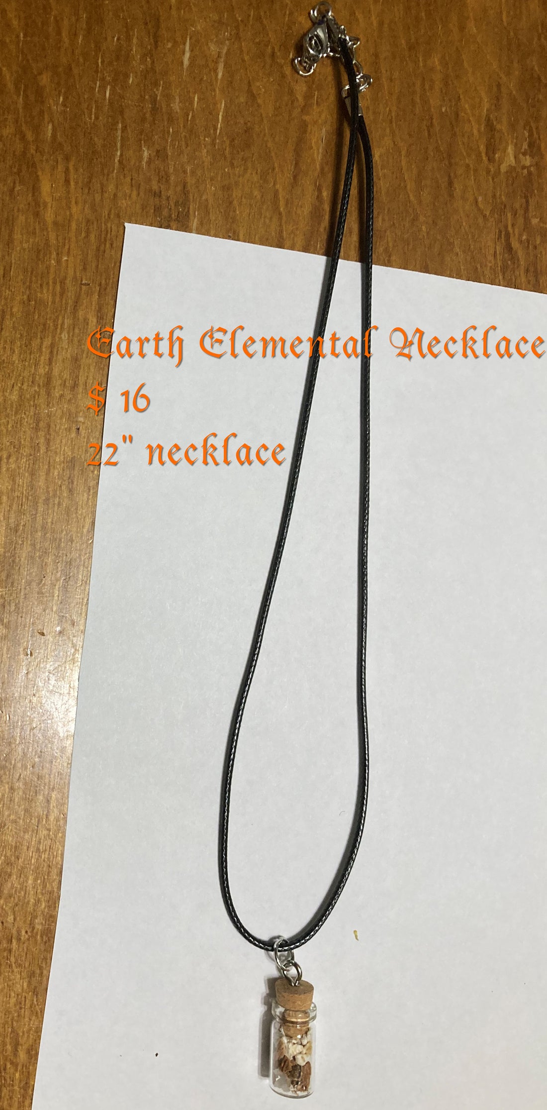 Handcrafted Elemental Necklaces