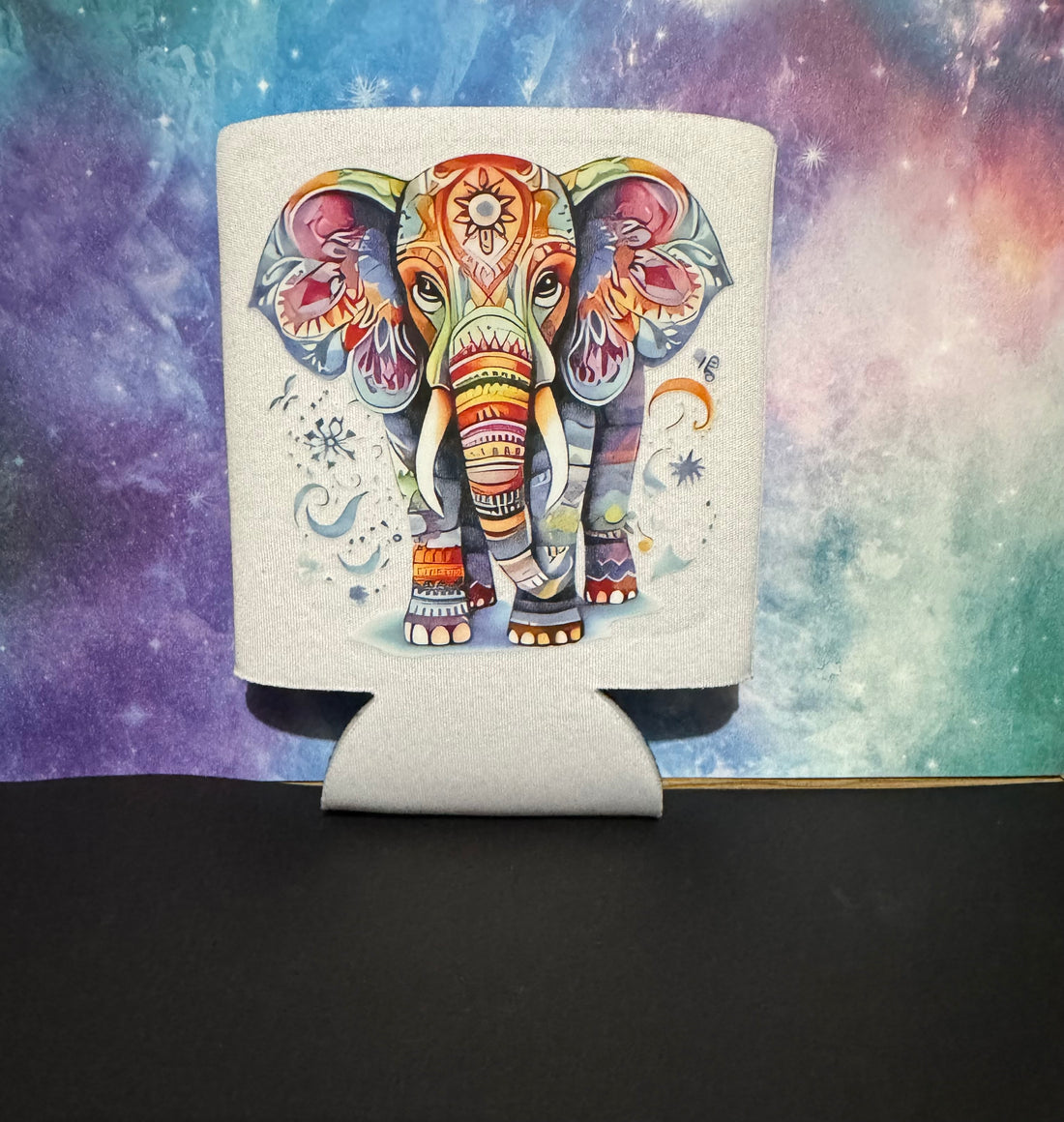 Koozie - White with Heat Transfer Design