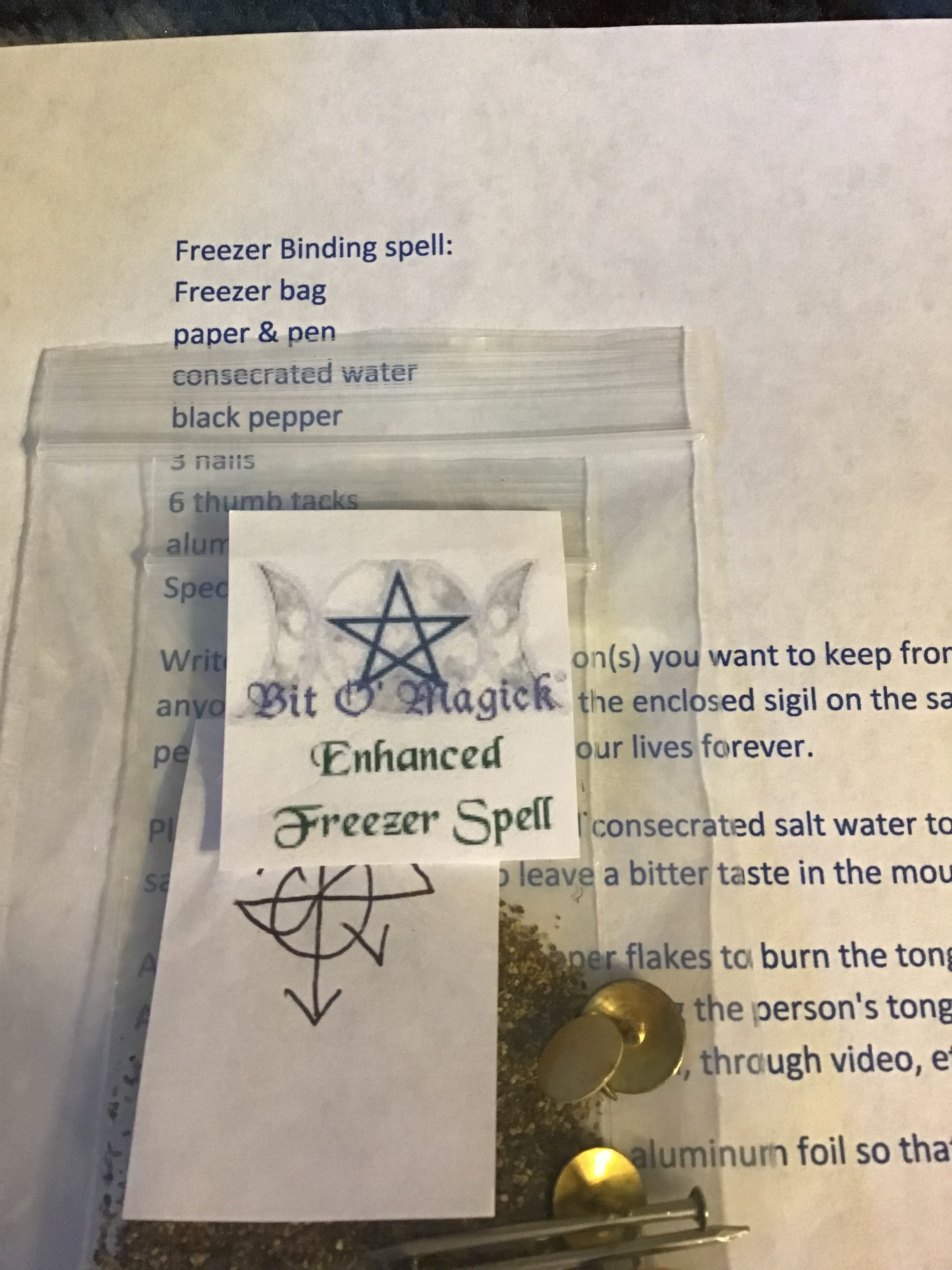 Handcrafted Spell Kits