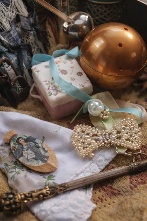 Golden Relic Mystery Capsule – Intuitively Curated Ritual Set | Crystals, Jewelry, Altar Tools
