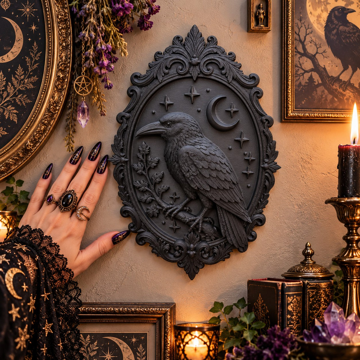 Victorian Gothic 3D Frame Collection - The Raven&