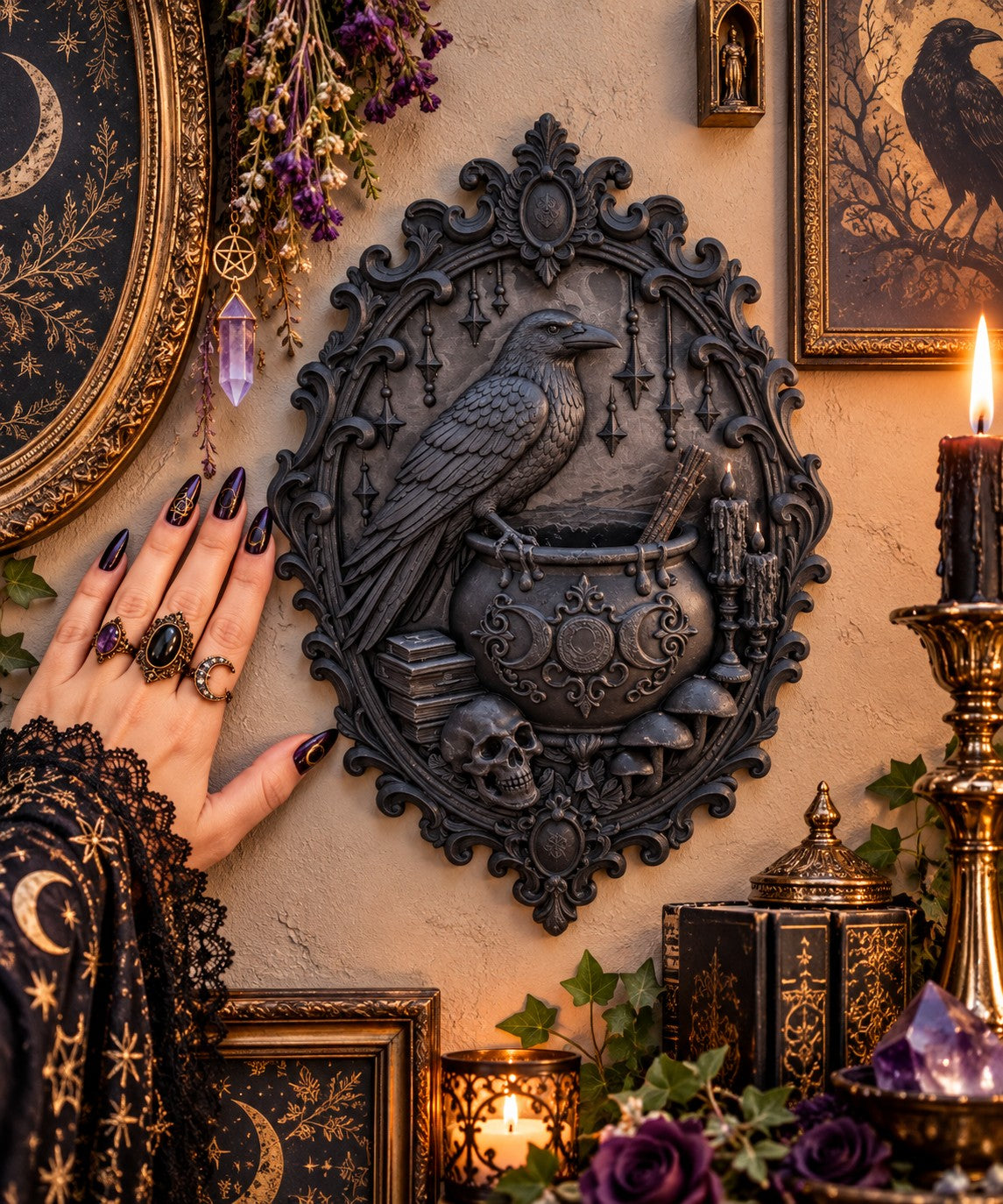 Victorian Gothic 3D Frame Collection - The Raven&