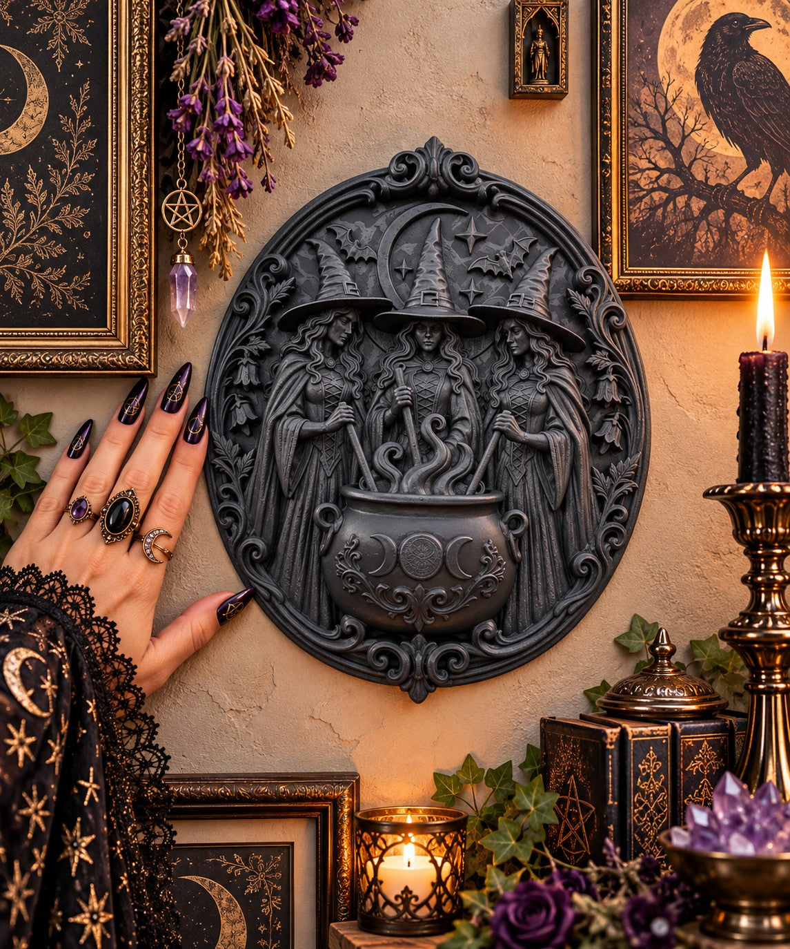 Victorian Gothic 3D Frame Collection - The Witches Cauldron