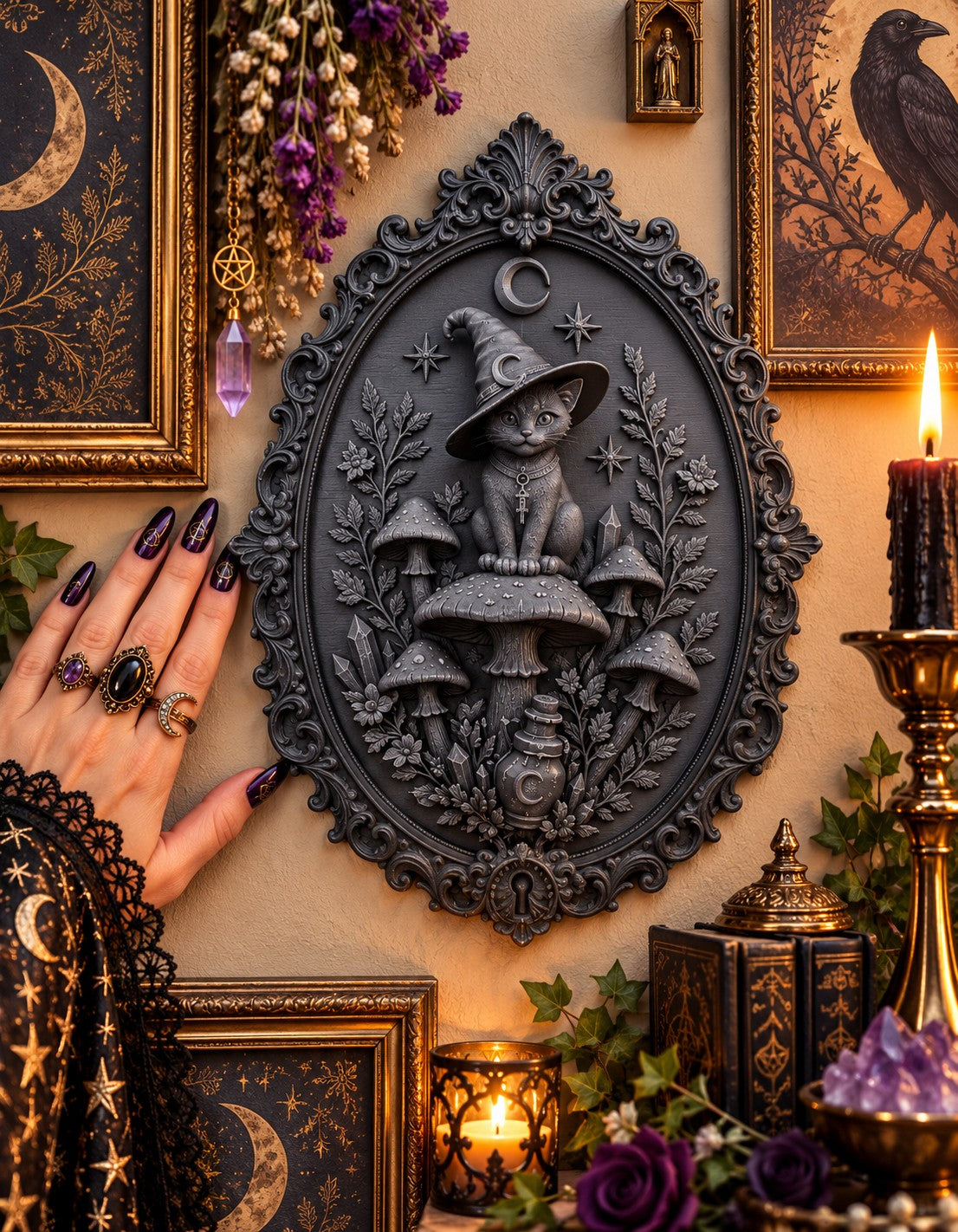 Victorian Gothic 3D Frame Collection - The Witch&
