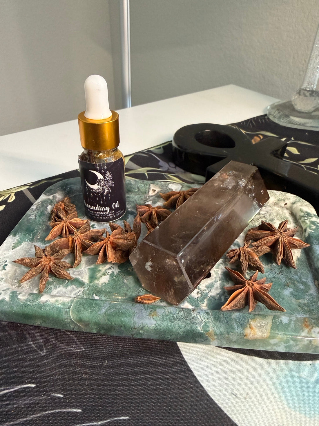 🌿 Grounding Intention Oil — Earthbound Ritual Blend 🌿