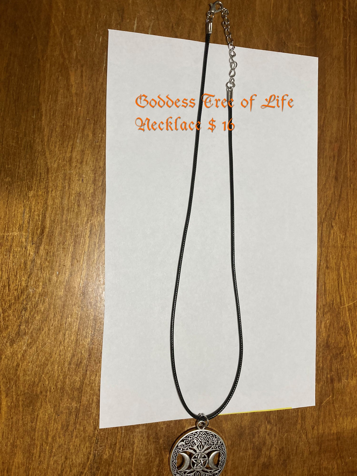 Goddess Tree of Life Necklace