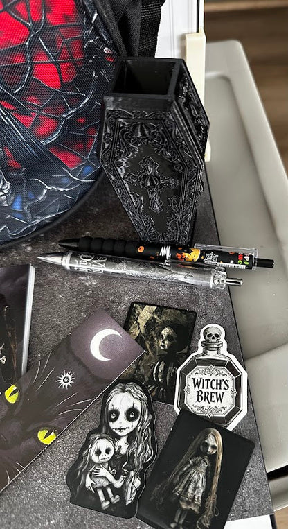Gothic Raven &amp; Skull Boo Box with Crossbody Bag