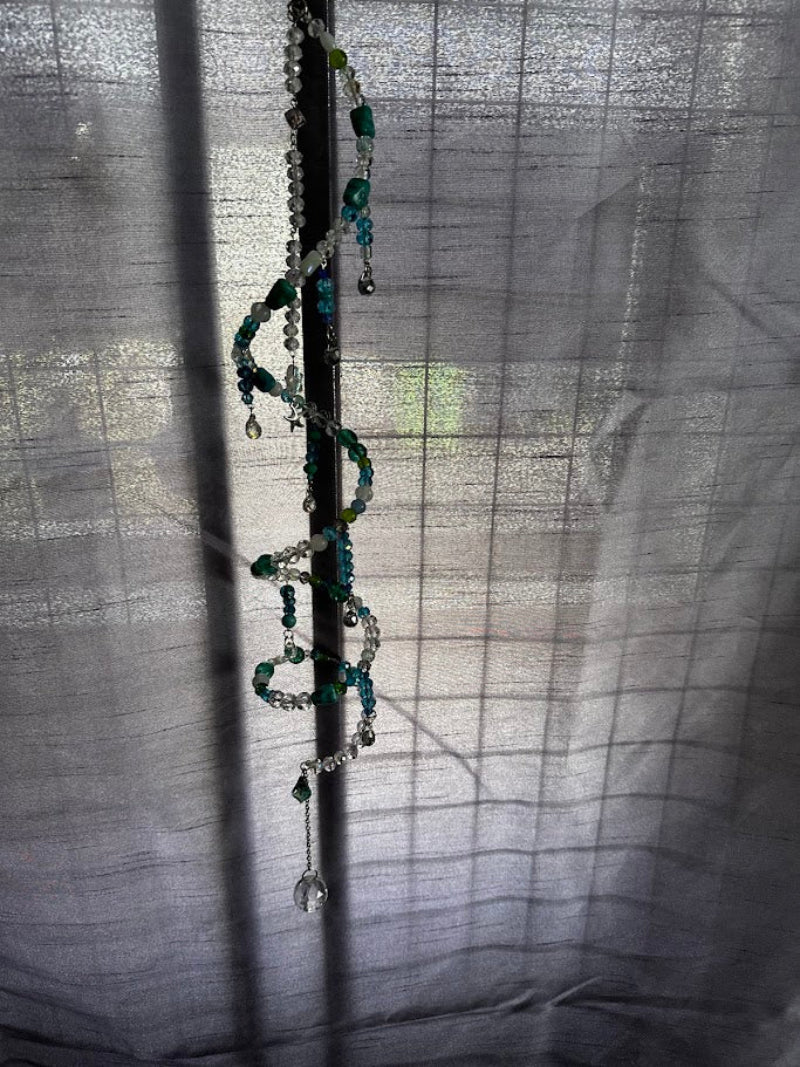 Sara’s Suncatchers – Green Aventurine Spiral