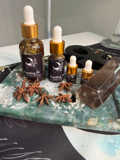 🌿 Grounding Intention Oil — Earthbound Ritual Blend 🌿