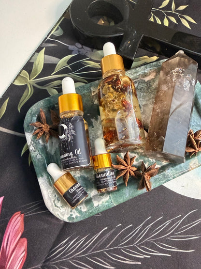 🌿 Grounding Intention Oil — Earthbound Ritual Blend 🌿