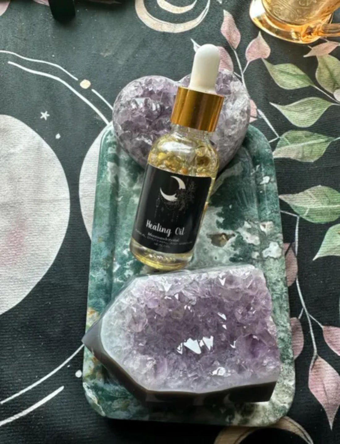 Healing Oil: Lavender, Eucalyptus &amp; Chamomile - Chakra Balancing