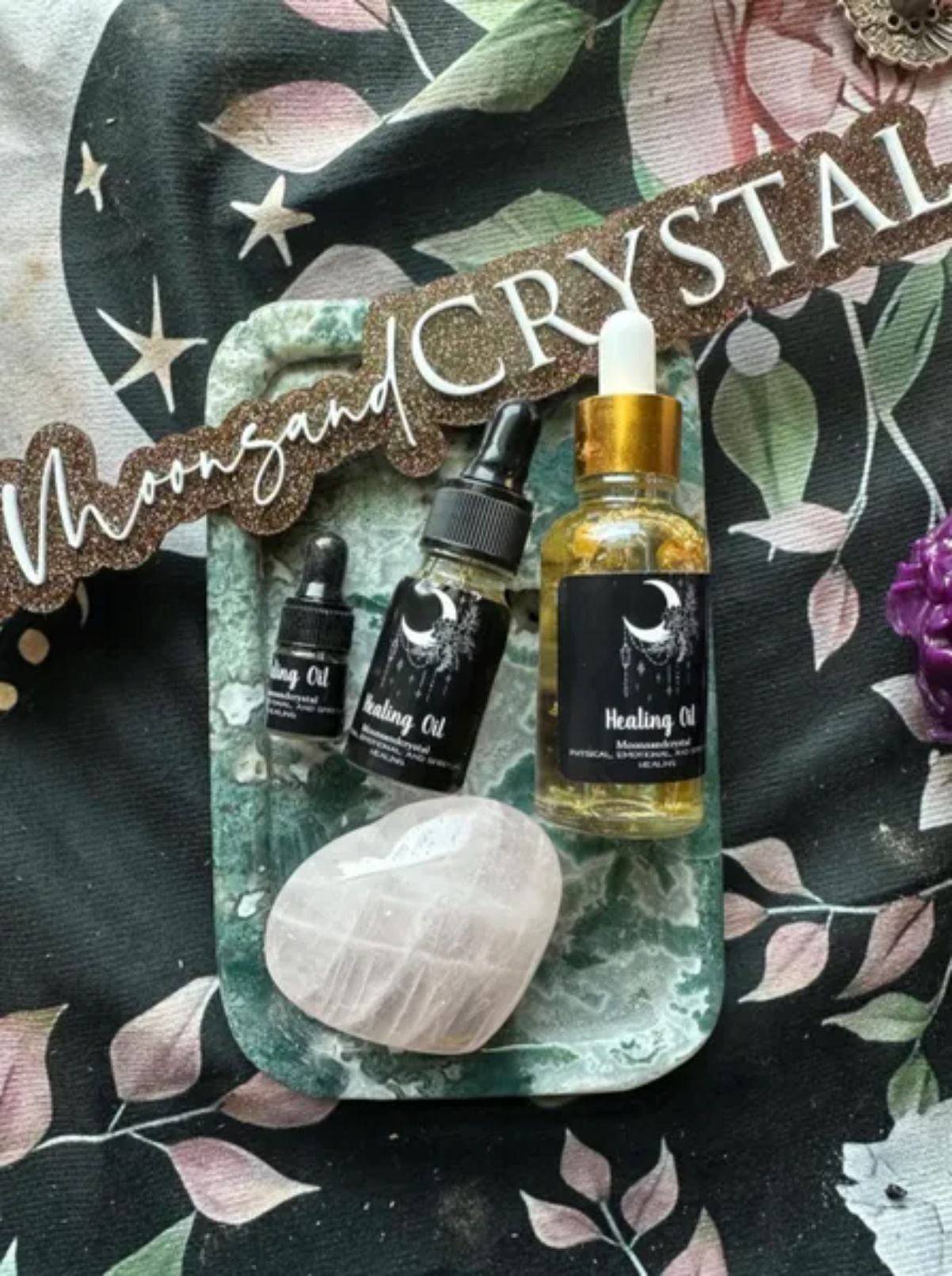 Healing Oil: Lavender, Eucalyptus &amp; Chamomile - Chakra Balancing