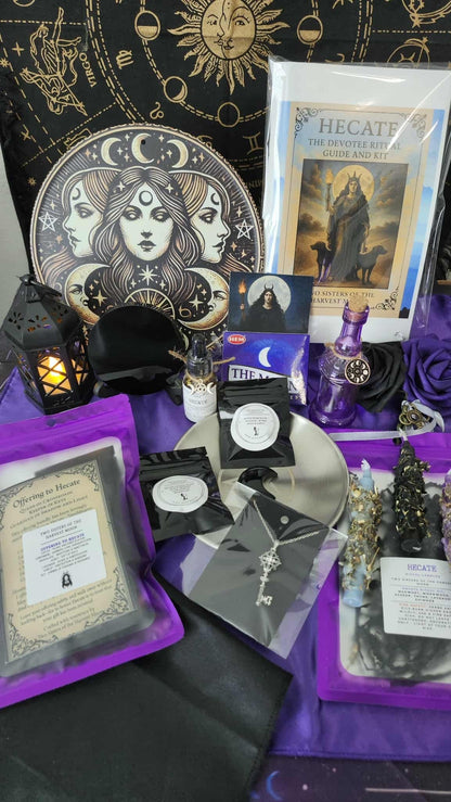 Hecate Deluxe Devotional Ritual Box – Complete Altar Set and 92-Page Ritual Guide