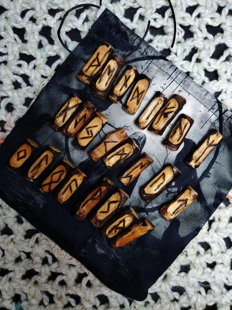 Elder Futhark Rune Set with Bag