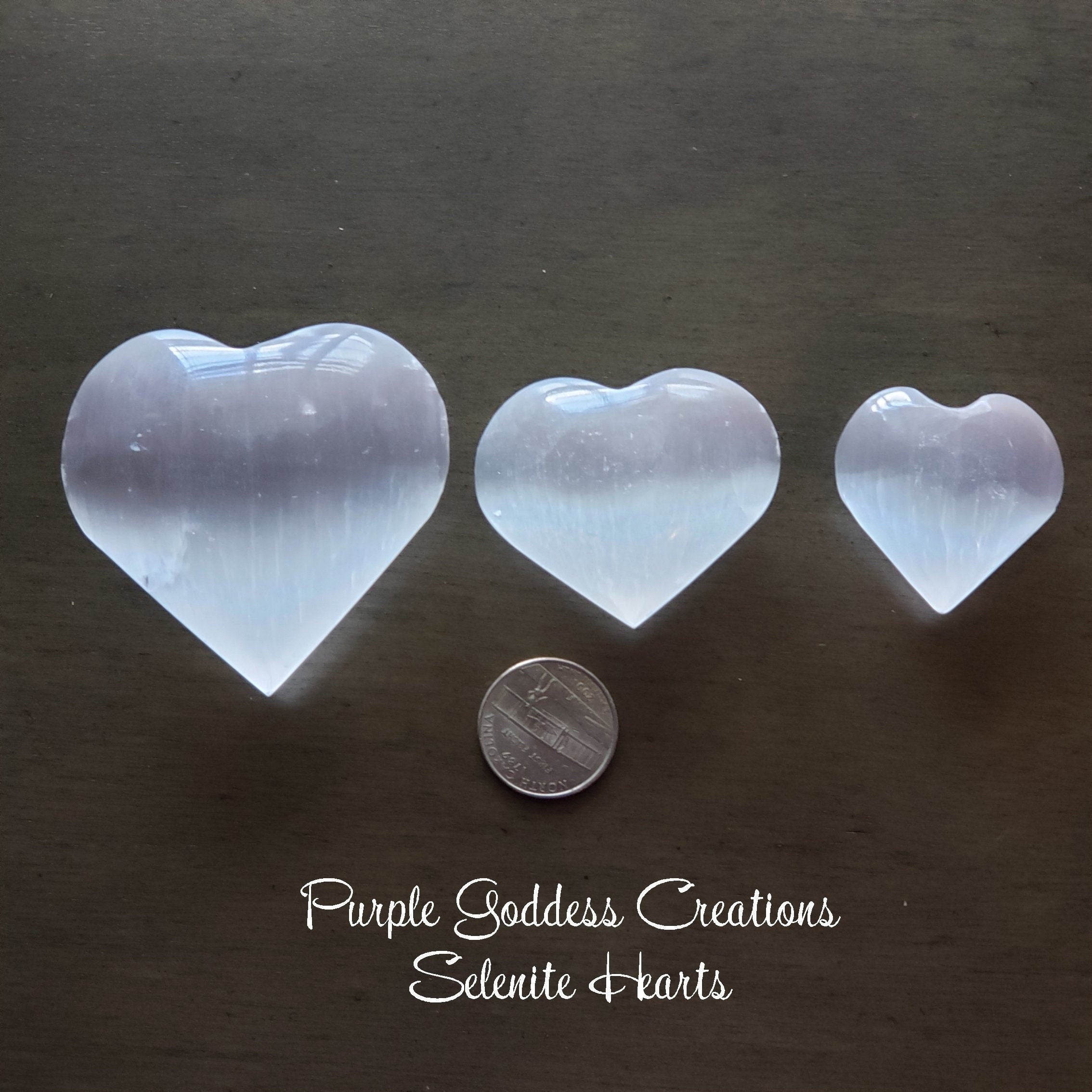 Selenite Puffy Heart: Chakra Cleansing Crystal, Reiki Healing Stone