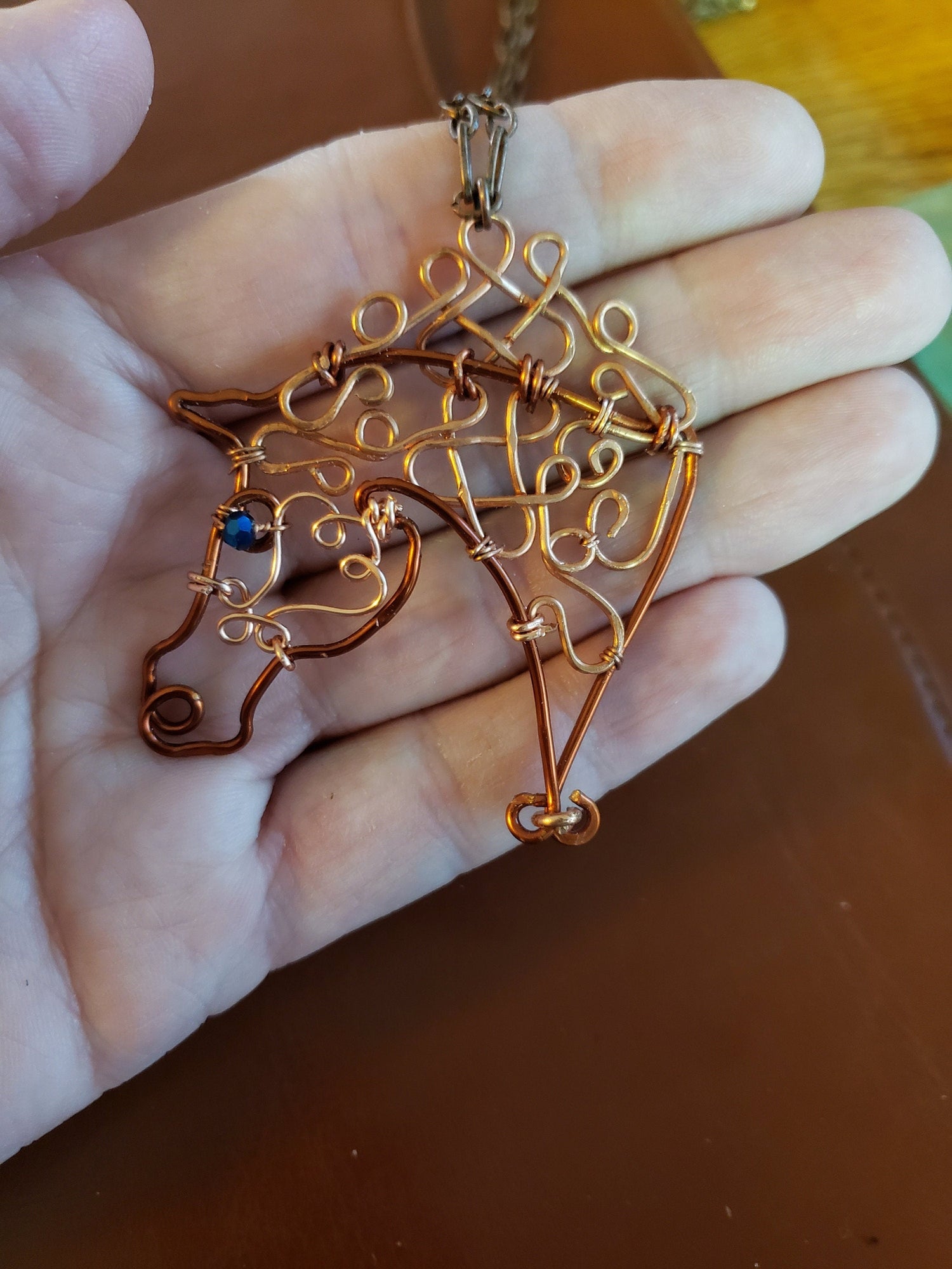 Celtic horse jewelry,horse lover gift, horse necklace jewelry, equestrian trainer gift, fancy scroll horse necklace, trendy boho necklace