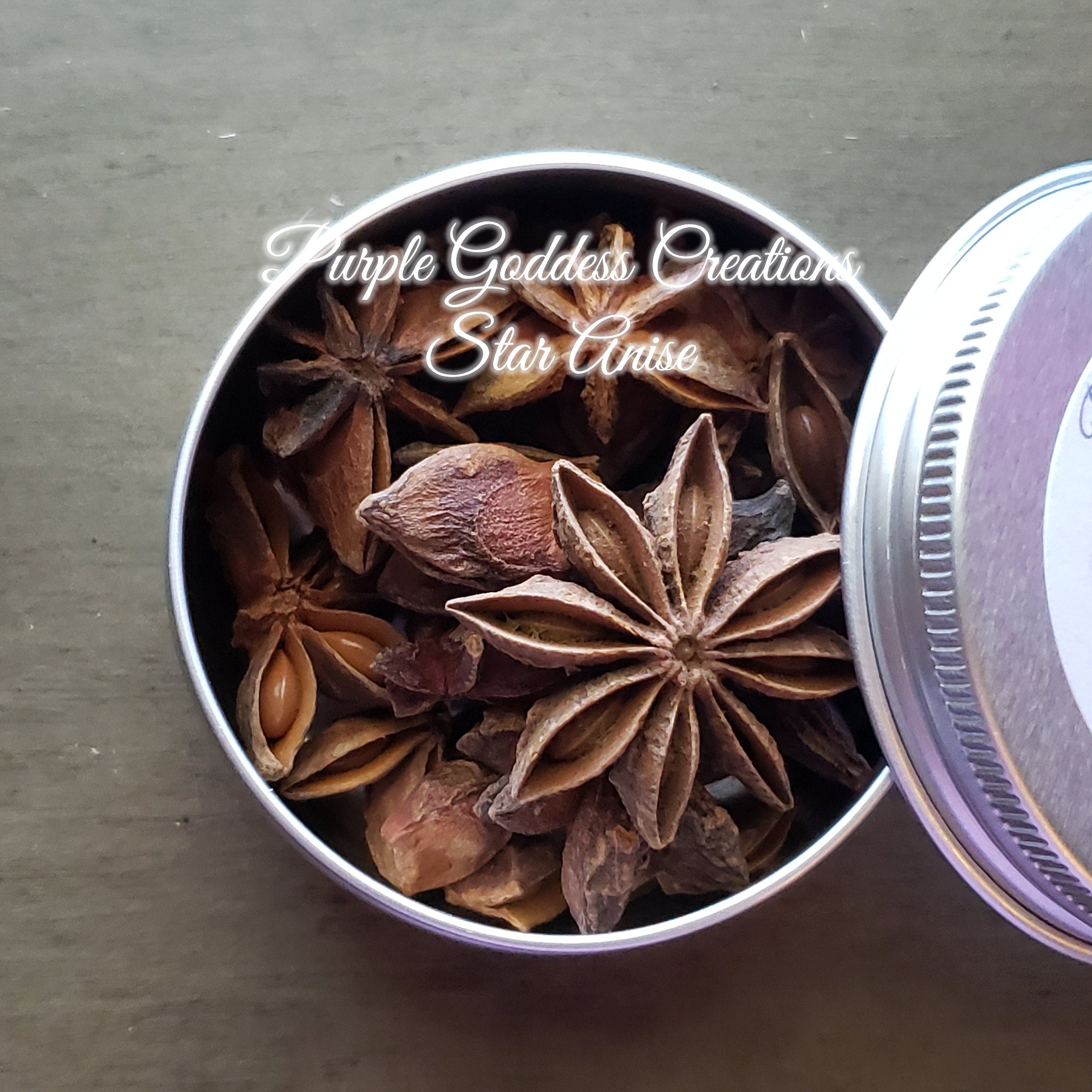 Star Anise, Whole, Incense, Dark Moon, Divination (1 oz)